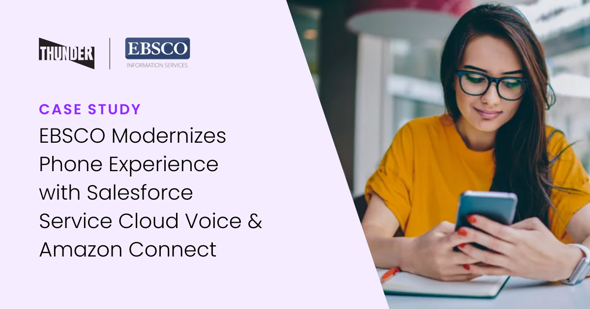 EBSCO + Service Cloud Voice