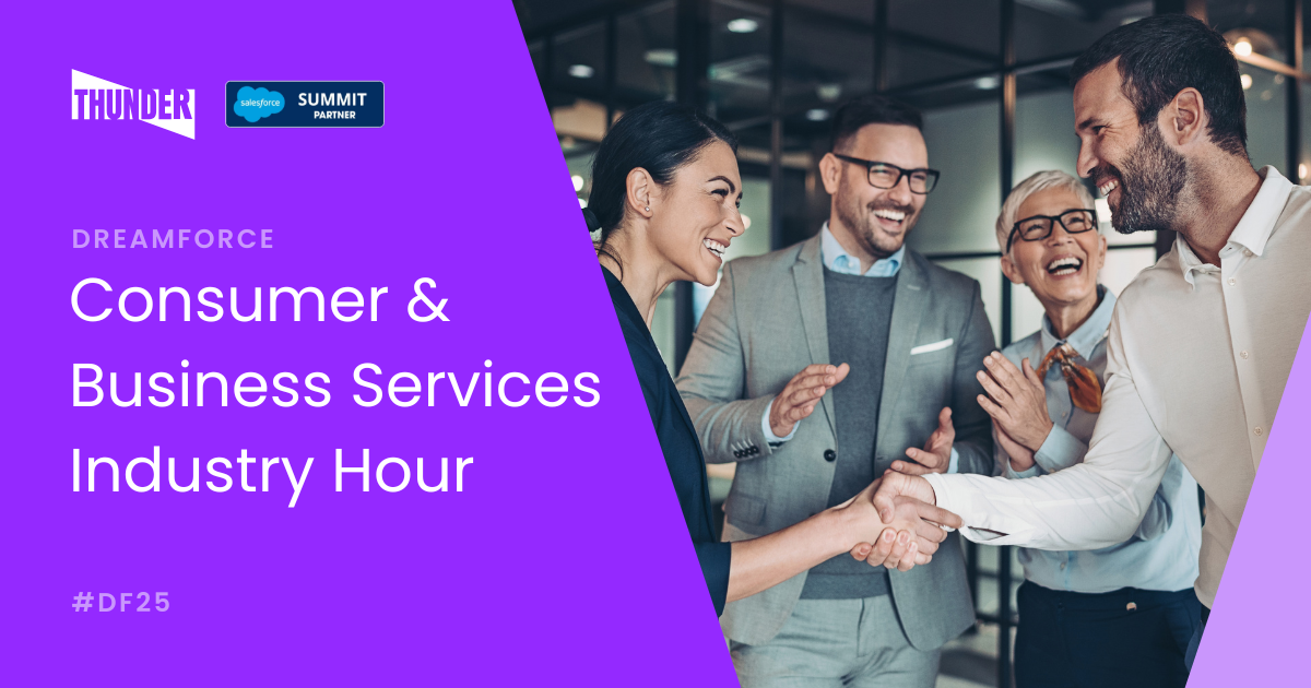 Dreamforce 2025 Consumer & Business Services Industry Post