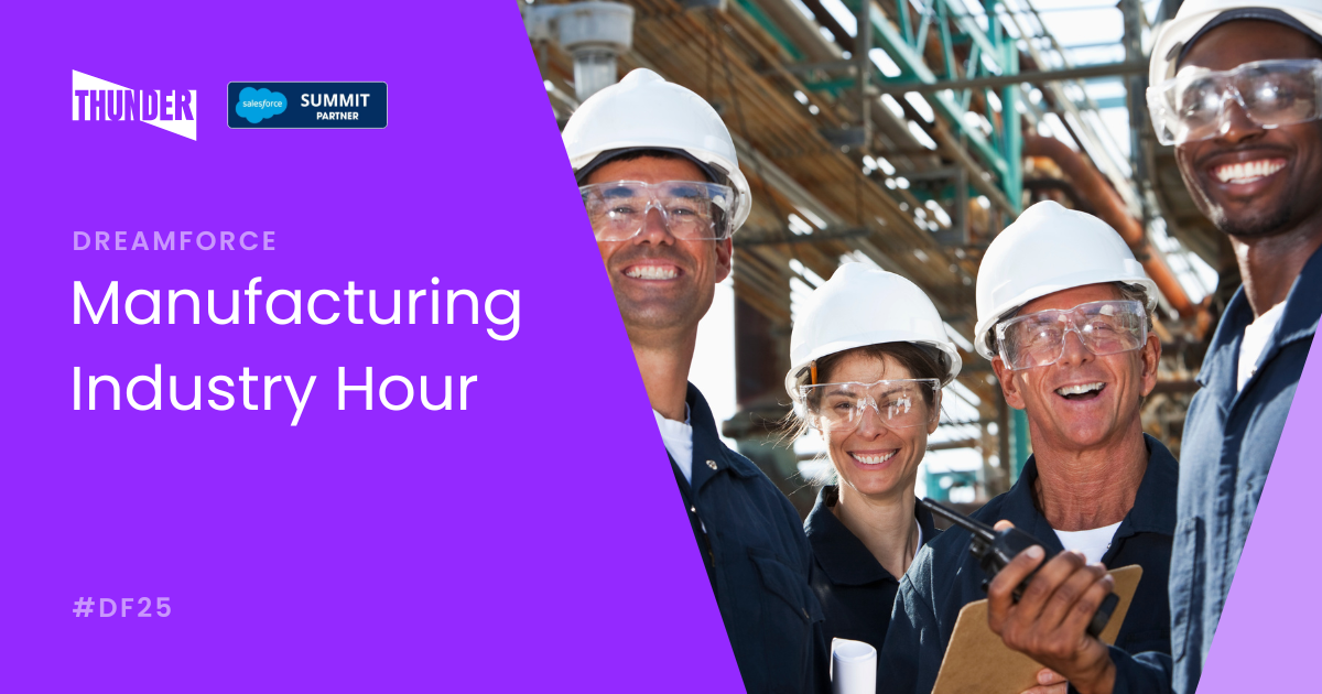 Dreamforce 2025 Manufacturing Industry Hour Post